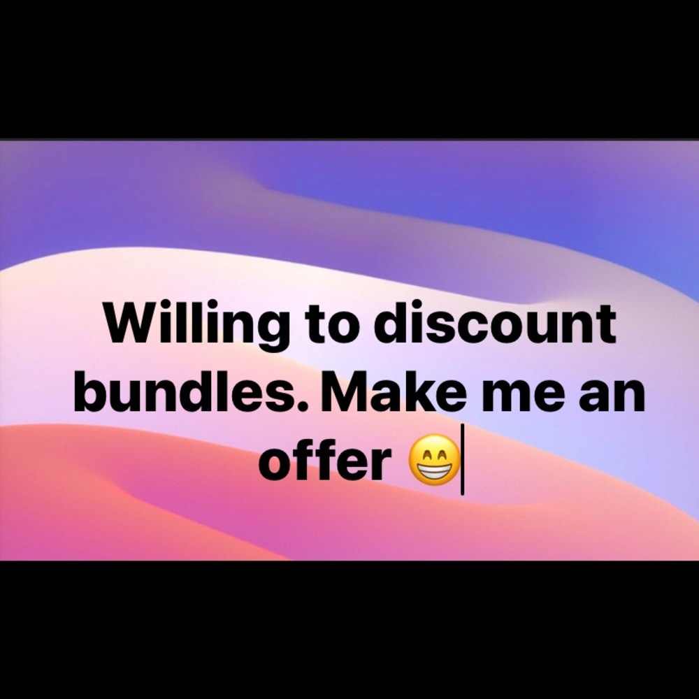 Willing to discount bundled items. Make an offer